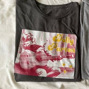 Dolly Parton Gray Graphic Tee Women’s L
